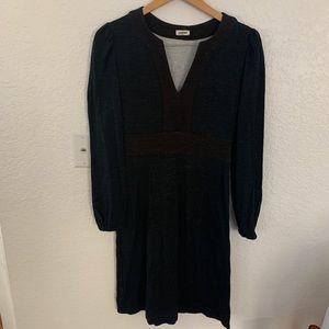 l'agence longsleeve wool dress
